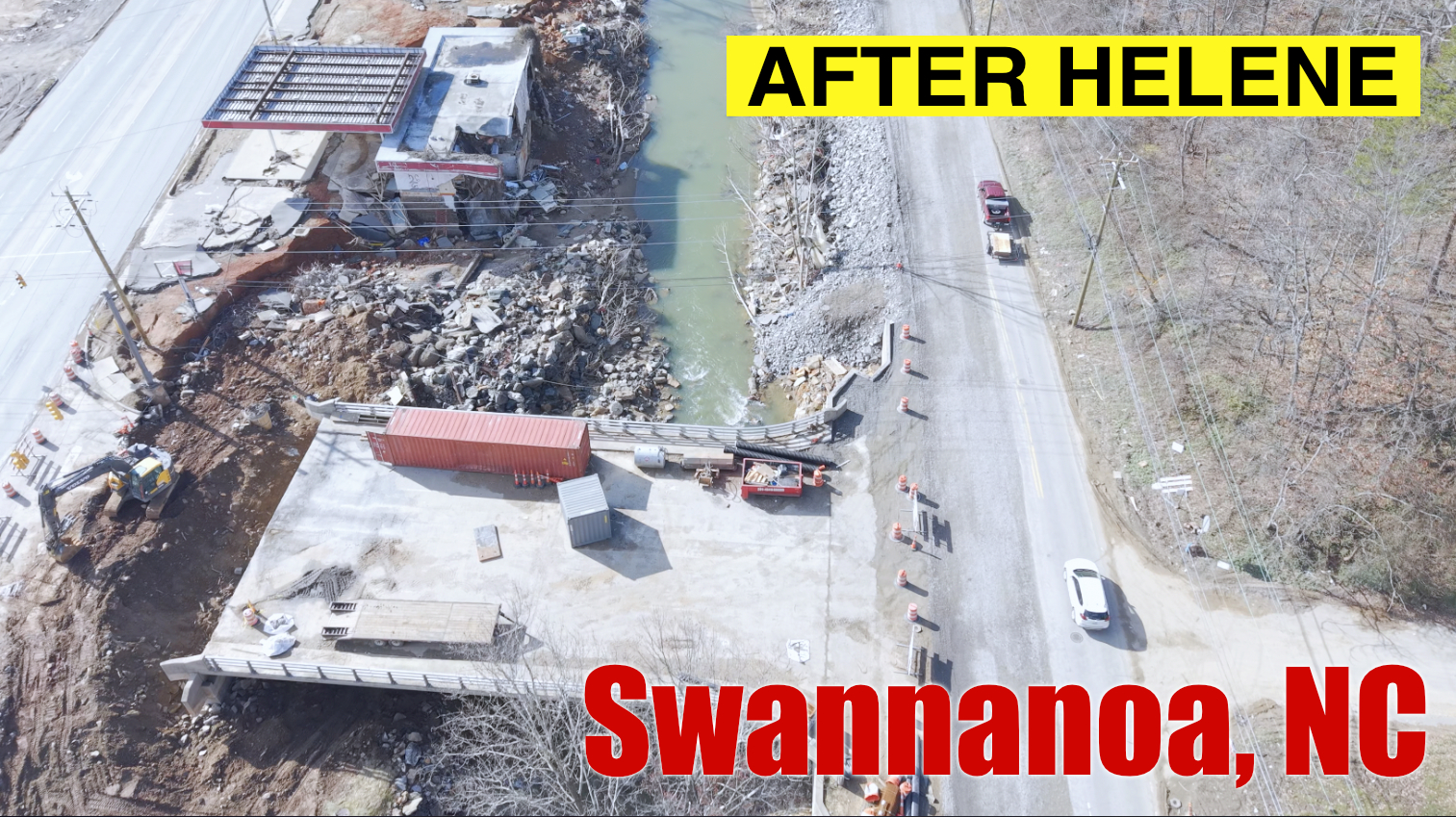 Swannanoa NC Hurricane Helene flooding recovery update